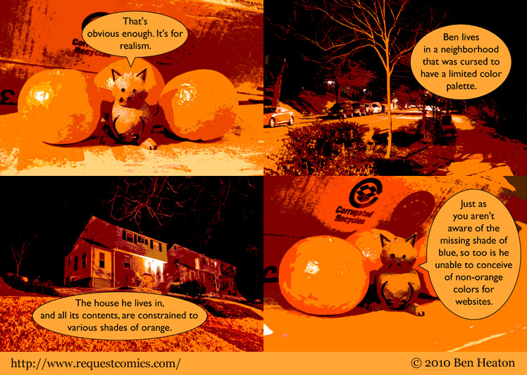 Orange Curse comic