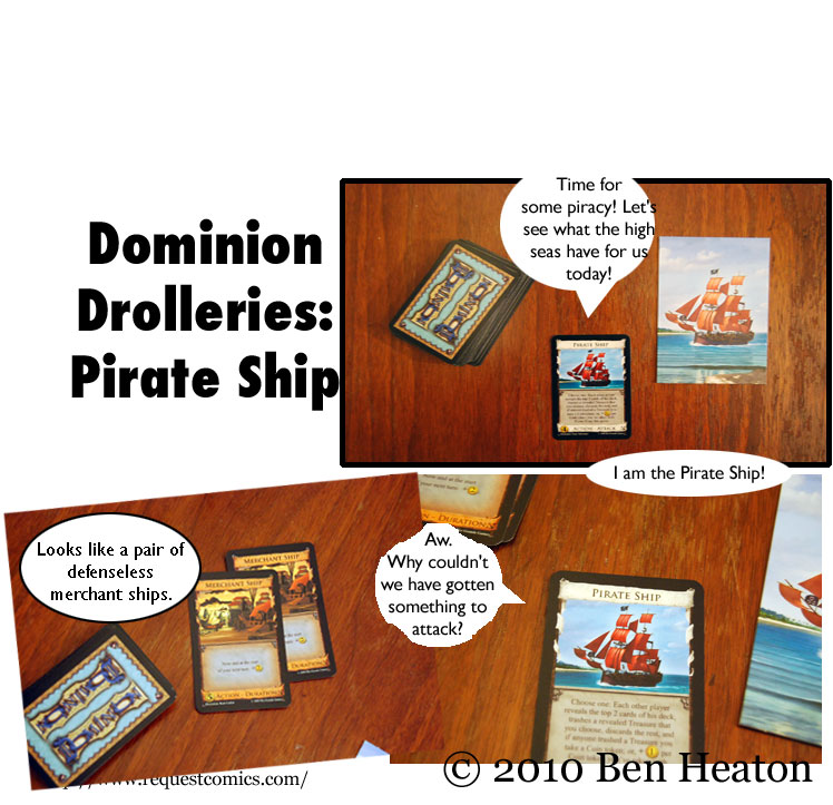 Dominion Drolleries: Pirate Ship comic