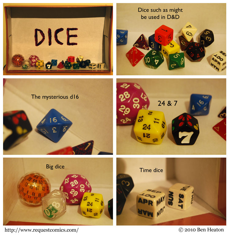 Dice Diorama comic
