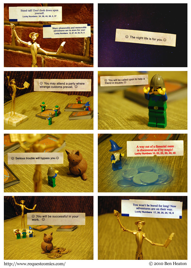 Tall Don Quixote and the Bugbear Bribe comic