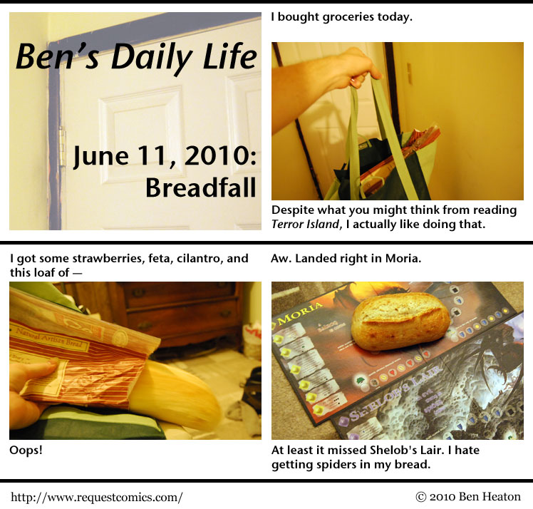 Ben's Daily Life: Breadfall comic