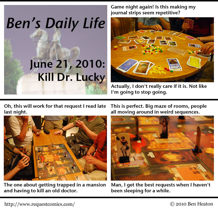 Ben's Daily Life: Kill Dr. Lucky comic