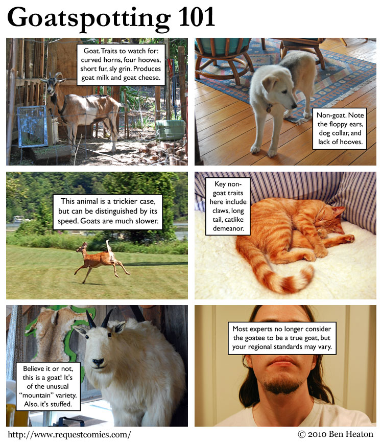 Goatspotting 101 comic