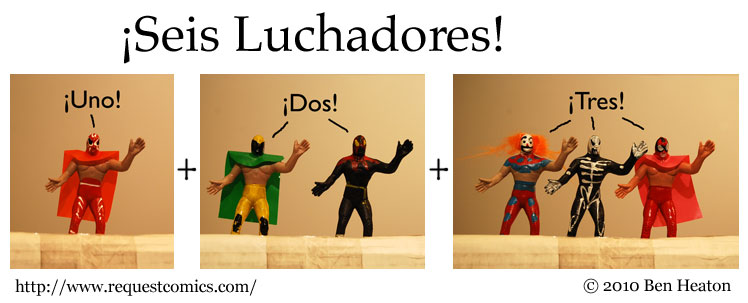 &#161;Seis Luchadores! comic