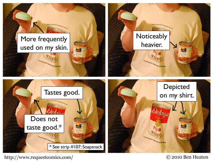 Soap Versus Soup comic