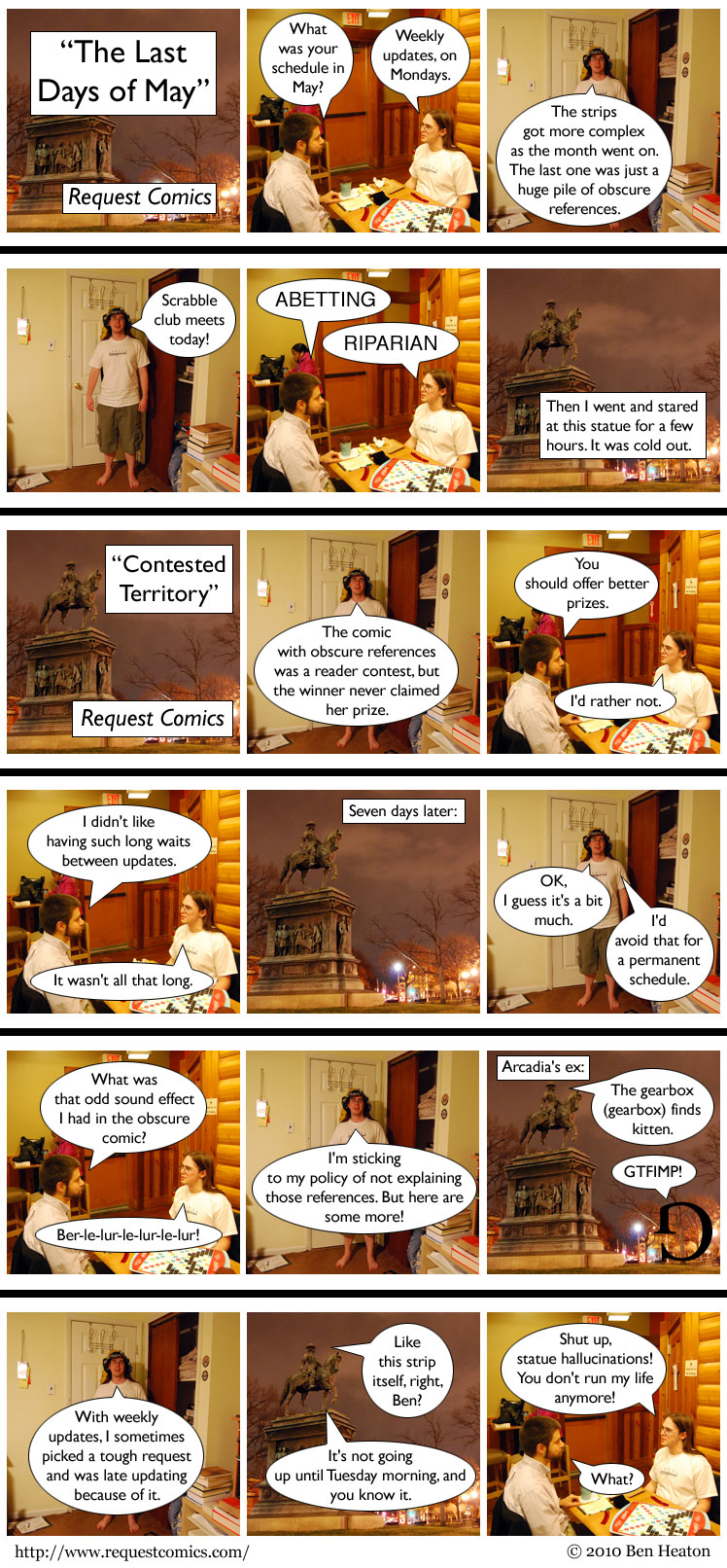 The Last Days of May comic