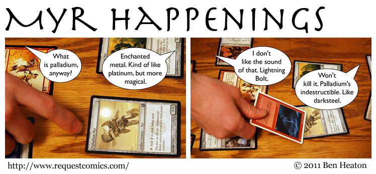 Myr Happenings comic