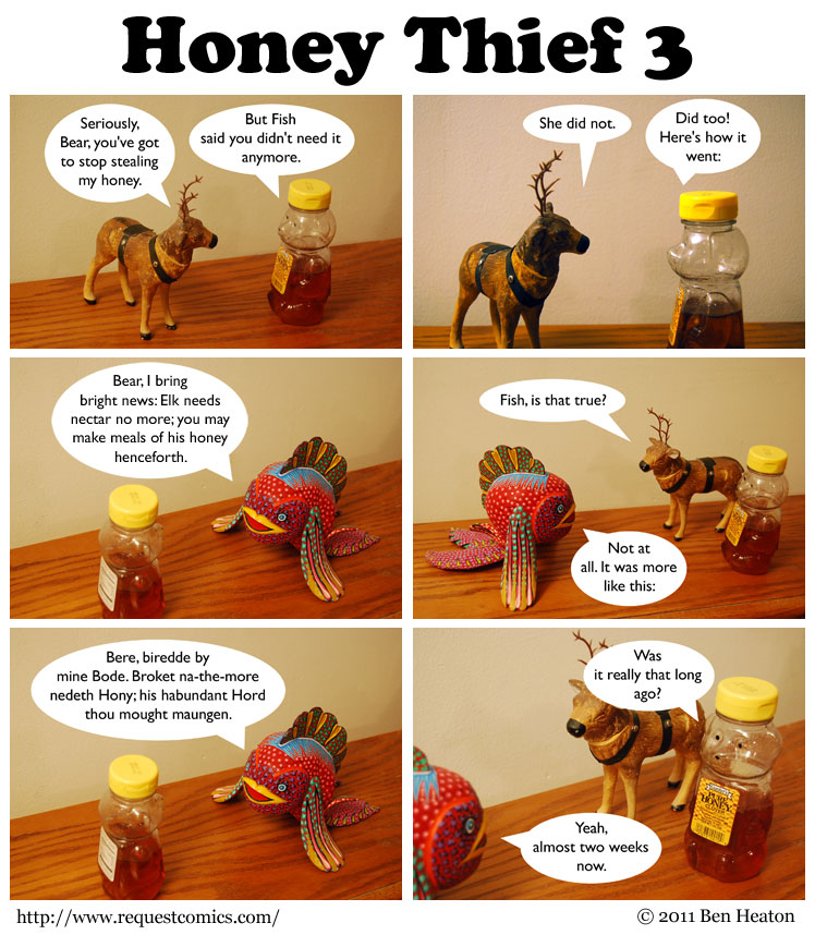 Honey Thief 3 comic