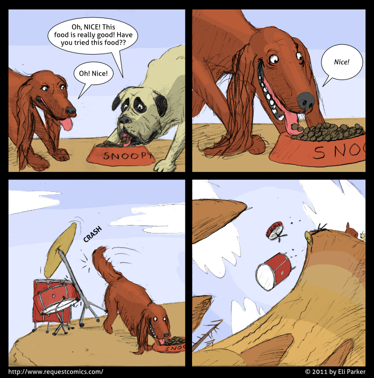 Very Nice Dog Food comic