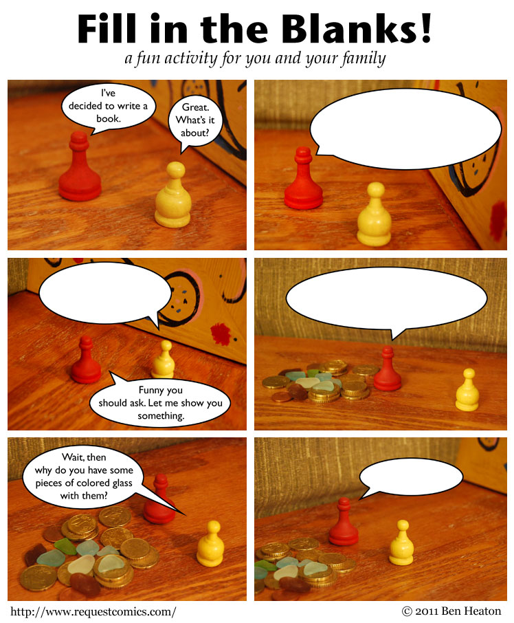 Fill in the Blanks comic