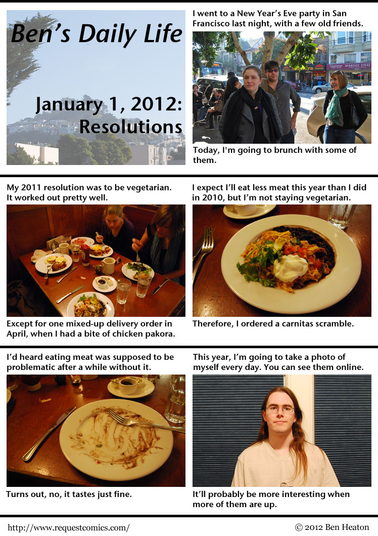 Ben's Daily Life: Resolutions comic