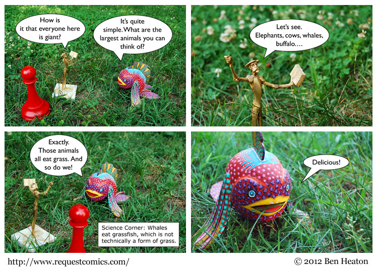 Eating Grass comic