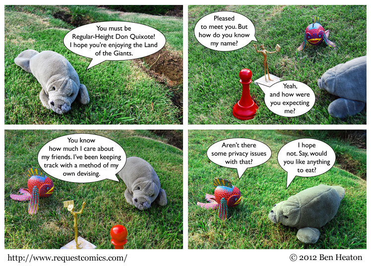 Friendly Spying comic