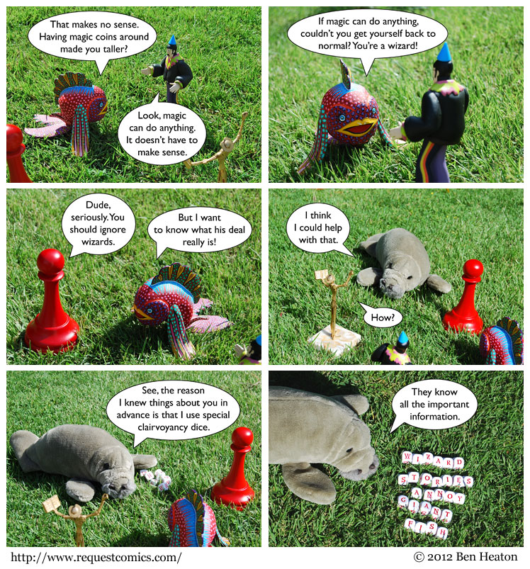 Clairvoyancy Dice comic