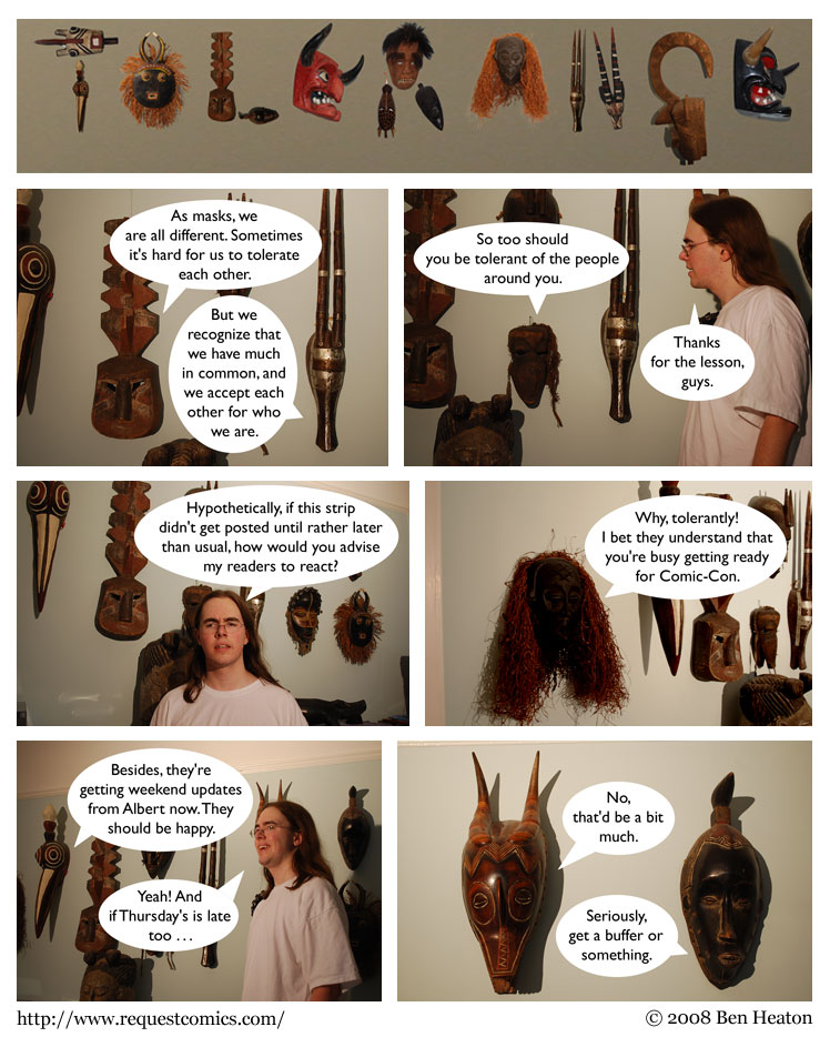 Tolerance comic