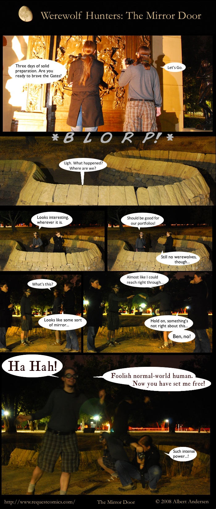 Werewolf Hunters: The Mirror Door comic