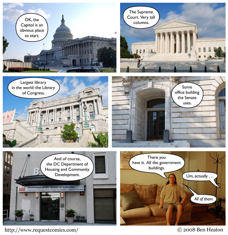 The Five Buildings comic