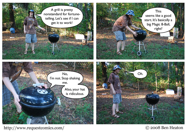 The Grill of Fortune comic