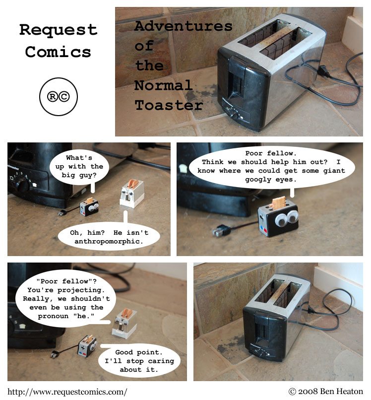 Adventures of the Normal Toaster comic