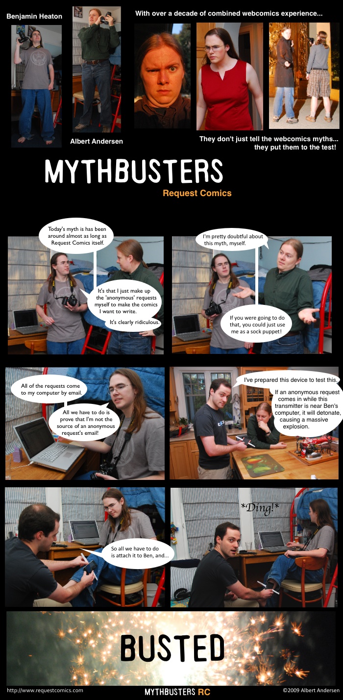 Mythbusters RC comic