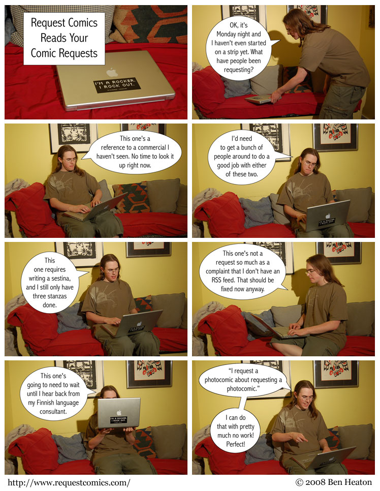 Request Comics Reads Your Comic Requests comic